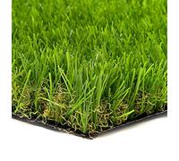 Prato finto erba sintetica Bicolore 50mm tappeto erboso drenante 5 cm esterno effetto secco - 50mm - 2x10Metri