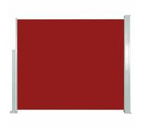 Prato & Giardino - Ombrelloni e parasole per esterni - Tenda laterale retrattile 120 x 300 cm rosso