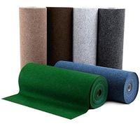 Prato Sintetico da Esterno Drenante - Farbwunder Pro - Tappeto Erba Sintetica per Terrazzo - Moquette da Esterno a Rotoli in Vari Colori, al Metro - 200x150 cm - Verde