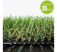 Prato sintetico Erba artificiale 35 mm giardino per Bar Locali Rotolo 1x5 2x5