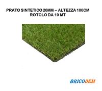 Prato Sintetico Erba Finta Artificiale Calpestabile 20 mm Tappeto Verde