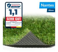 Prato Sintetico Erba Finta Balcone Giardino Materiale Nantes 2027g/m² 40mm