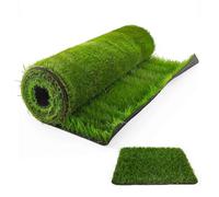 Prato sintetico in PE, tappeto di erba artificiale con supporto drenante in latex, pet friendly. Altezza/Spessore: 25mm, 30mm, 40mm, 50mm. Rotoli da 1x5m e 1x10m (25mm - 1x10MT - 10mq)