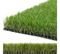 Prato sintetico Manto erboso erba finta Realistica per esterno 30mm 1x10 Mt 10Mq