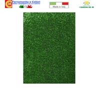 Prato Sintetico Moquette Manto Erboso Erba Sintetica Giardino H 1 M X 5/10 Verde