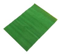 Prato Sintetico per Modellismo Verde Plastico, Scenografia DIY | Tappeto Ritagliabile per Diorami, Uso su Tavole Sabbia e Micro Paesaggi, Decorazione per Casa