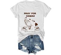 Pray for Hawaii After The Wave Comes Hope Shirt, maglietta di avvertimento orologio tsunami, camicie dopo l'onda arriva speranza, bianco, XL