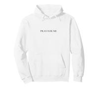 Pray for Me - Trendy Minimalist Christian Felpa con Cappuccio