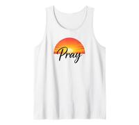 Pray Sunset Inspirational Religious Christian Faith Canotta
