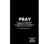 Pray Without Ceasing: Prayer Journal for Gratitude and Thankfulness ( Black Hardcover )