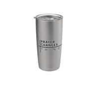 Prayer Changes Things Bicchiere termico in acciaio inox doppia parete