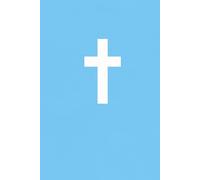 Prayer Journal - Aesthetic Notebook (6x9") with 108 Lined Pages | Beautiful Light Blue Journal for Writing, Reflection & Gratitude | Elegant Faith ... Cross | Bible Study & Devotional Prayer Diary