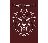 Prayer Journal for Men: 100 pages, College Ruled, Red and White Lion Cover, For Writing, Business, Office 6x7 Inches
