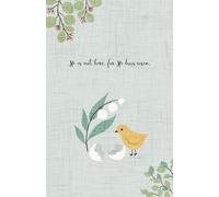 Prayer Journal with Scripture for Women 'He is not here, for He has risen': Christian Floral Notebook with Bible Verses | 128 lined pages