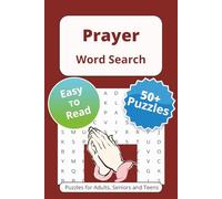 Prayer Word Search Puzzle Book: Word Searches with Easy to Read Print About Praying, Faith, Religion and More | 6x9 inches, 110 pages | 50+ Puzzles … Gift for Vacations Holidays and Free Times