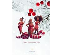 Prayers, Peppermint & Power Holiday Journal for Women | Christmas Peppermint Themed Journal with 120 Lined Pages | Winter Reflection & Prayer Notebook