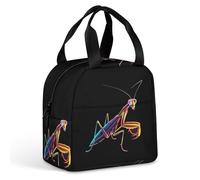 Praying Mantis Bug - Borsa termica per il pranzo, a prova di perdite, per lavoro, viaggi all'aperto