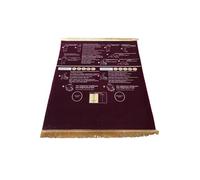 Praying Mat Rug, 50 x 90 cm Soft, guida bilingual Educational Step Formula with Sturdy Build, Prayer Aid with Smooth Comfort, Modern Holiday Style, Accessory for Room Home Travel School