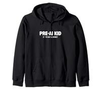 Pre-AI Kid - Y2K Nostalgia Throwback Gen Z Felpa con Cappuccio