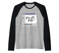 Pre-AI Kid - Y2K Nostalgia Throwback Gen Z Maglia con Maniche Raglan