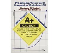 Pre-Algebra Tutor: vol 2 Companion Worksheet CD