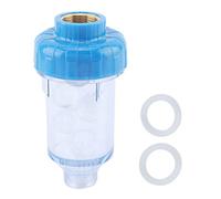 Pre-Filtro per Acqua Rubinetto e Lavatrice, 3/4 Pollici, ABS e Rame, Riduce Cloro e Calcare, 67x130mm