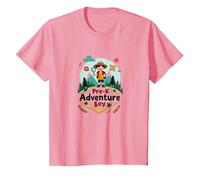 Pre-K Adventure Boy, Esploratore all'aperto in Cerca di Natura Selvaggia Maglietta, Bambini, Rosa, 8 Anni