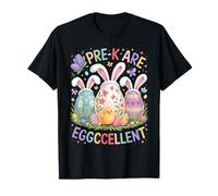 Pre K Are Eggccellent Easter Preschool Teacher Bunny Eggs Maglietta