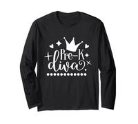 Pre-K Diva Carino E Sassy Prescolare Principessa Maglia a Manica