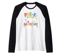 Pre-K Dove Inizia L'Avventura Ritorno A Scuola Maglia con Maniche Raglan