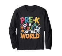 Pre-K è Fuori dal Mondo per Tornare a Scuola Maglia a Manica