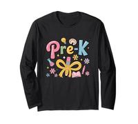 Pre-K Joyful Colors Back To School Vibes Maglia a Manica