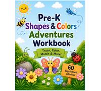 Pre-K Shapes & Colors Adventures Workbook: Fun Shapes and Colors Workbook for Preschoolers - Tracing, Matching, Coloring, Cutting and Drawing Activities for Kids Ages 3-5 - A PreK Learning Workbook