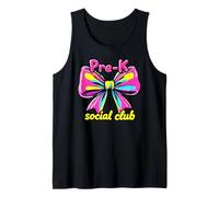 Pre-K Social Club Retro 80s 90s Design Scuola Canotta