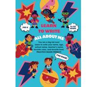 Pre-K Through First Grade: All About Me - Learn To Write Workbook