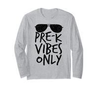 Pre-K Vibes Only Back to School Cool Kids Regalo prescolastico Maglia a Manica