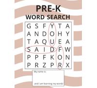Pre-K Word Search: Ideal resource for pre-k aged students to practice, recognize, and learn the sight words expected at a pre-k level!