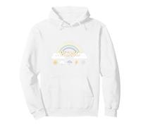Pre-menopausa WDNC Rainbow Humor Minimalista Boho Felpa con Cappuccio