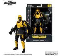 PRE ORDER Mcfarlane Gaming Edition 7inch Helldivers 2 Tr-40 Gold Eagle Action Fi