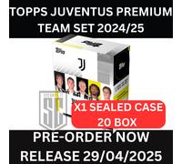 Pre-Order Topps Juventus Premium Team Set Box 2024/25-SEALED CASE-(20 Box)