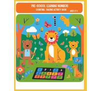 Pre-school Learning Numbers - Tracing Activity Book