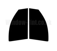 Pre Taglio Finestrino Tonalità per Opel Combo Furgone 2001-11 (C) Anteriore Film