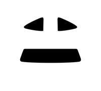 Pre Taglio Pellicola Finestrini per Ferrari 360 Modena 1999-05 5% Limousine Nero