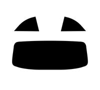 Pre Taglio Pellicola Finestrini per Fiat 500 Cabriolet 2009-16 5% Limousine Nero