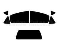 Pre Taglio Pellicola Finestrini per Mercedes Classe 5-door ( Lwb) 1998-04 5%