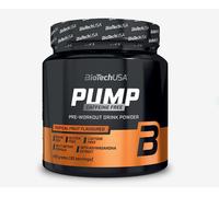 Pre Workout Booster PUMP 330 g senza caffeina L-citrullina malato beta-alanina
