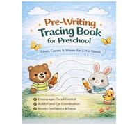 Pre-Writing Tracing Activity Book: Build Strong Fine Motor Skills with Lines, Curves, Waves, and Patterns