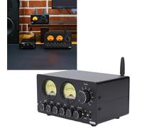 Preamplificatore EQ a 5 bande con Bluetooth 5.0 in alluminio con VU Meter, EQ5-Pro