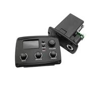 Preamplificatore EQ Per Chitarra Acustica Da 10 Pezzi 70 * 48mm Con Sintonizzatore Digitale Equalizzatore EQ A 3 Bande Con Pickup Per Chitarra Sintonizzatore