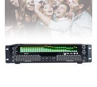 Preamplificatore equalizzatore a 31 bande con Bluetooth 5.4, schermo dinamico, telecomando, supporta schede FM, USB, SD, ideale per riunioni di famiglia, spettacoli, riunioni